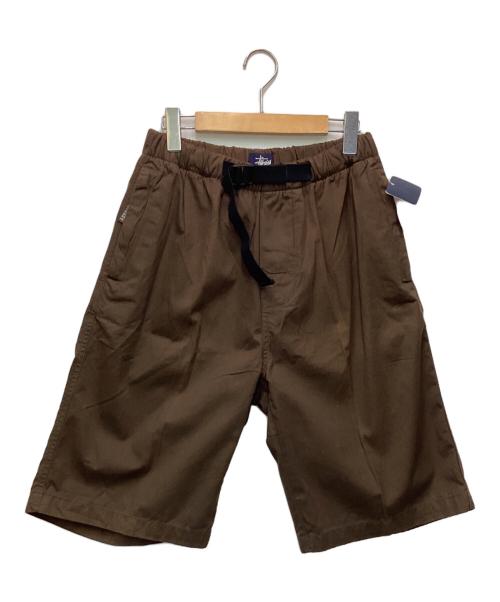 stussy（ステューシー）stussy (ステューシー) BIKERSHORT（バイカーショート）パンツ ブラウン サイズ:Sの古着・服飾アイテム