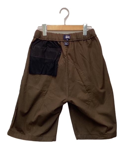 stussy（ステューシー）stussy (ステューシー) BIKERSHORT（バイカーショート）パンツ ブラウン サイズ:Sの古着・服飾アイテム