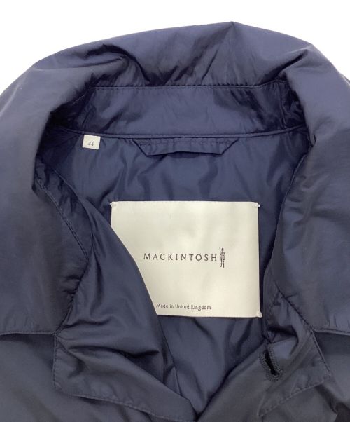MACKINTOSH（マッキントッシュ）MACKINTOSH (マッキントッシュ) ナイロンステンカラーコート ネイビー サイズ:34の古着・服飾アイテム