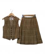 Burberry'sバーバリーズ）の古着「セットアップ」｜ブラウン
