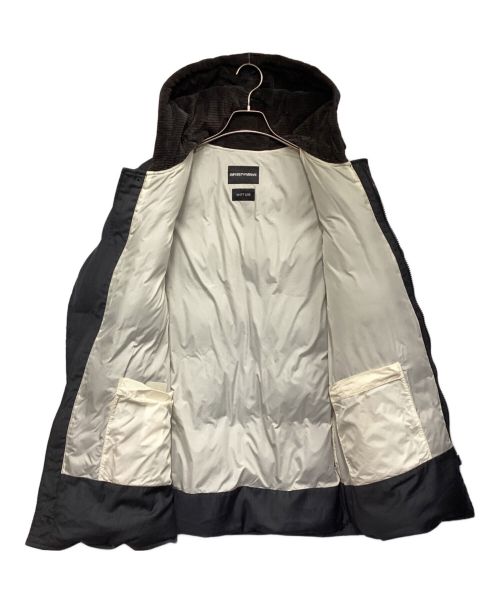 EMPORIO ARMANI（エンポリオ アルマーニ）EMPORIO ARMANI (エンポリオアルマーニ) MATT LINE（マット ライン）ダウンジャケット グレー サイズ:48の古着・服飾アイテム