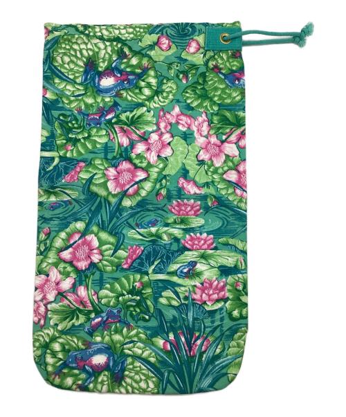 HERMES（エルメス）HERMES (エルメス) 巾着 グリーンの古着・服飾アイテム