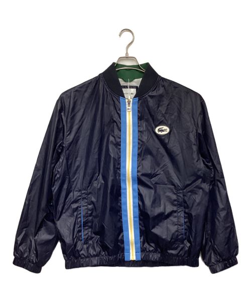 LACOSTE（ラコステ）LACOSTE (ラコステ) Heritage Canvas Bomber Jacket（ヘリテージ キャンバス ボンバー ジャケット） ネイビー サイズ:FR52の古着・服飾アイテム