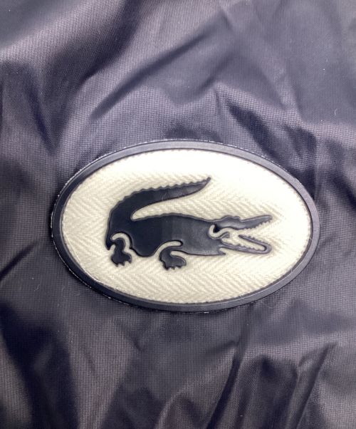 LACOSTE（ラコステ）LACOSTE (ラコステ) Heritage Canvas Bomber Jacket（ヘリテージ キャンバス ボンバー ジャケット） ネイビー サイズ:FR52の古着・服飾アイテム