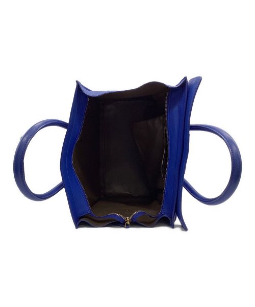 CELINE（セリーヌ）CELINE (セリーヌ) ラゲージ ミニショッパー ブルーの古着・服飾アイテム