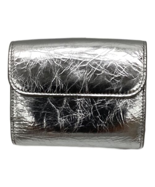 Chloe（クロエ）Chloe (クロエ) アルファベットスモールトリフォード（三つ折り財布） シルバーの古着・服飾アイテム