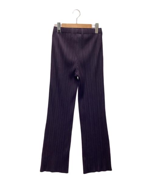 PLEATS PLEASE（プリーツプリーズ）PLEATS PLEASE (プリーツプリーズ) プリーツパンツ パープル サイズ:3の古着・服飾アイテム