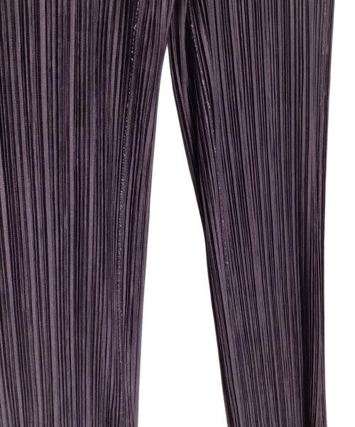 PLEATS PLEASE（プリーツプリーズ）PLEATS PLEASE (プリーツプリーズ) プリーツパンツ パープル サイズ:3の古着・服飾アイテム