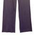 中古・古着 PLEATS PLEASE (プリーツプリーズ) プリーツパンツ パープル サイズ:3：10000円
