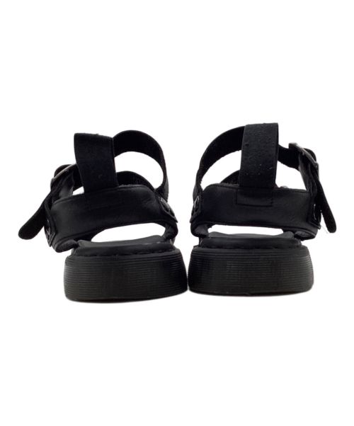 Dr.Martens（ドクターマーチン）Dr.Martens (ドクターマーチン) レザーサンダル ブラック サイズ:UK7の古着・服飾アイテム