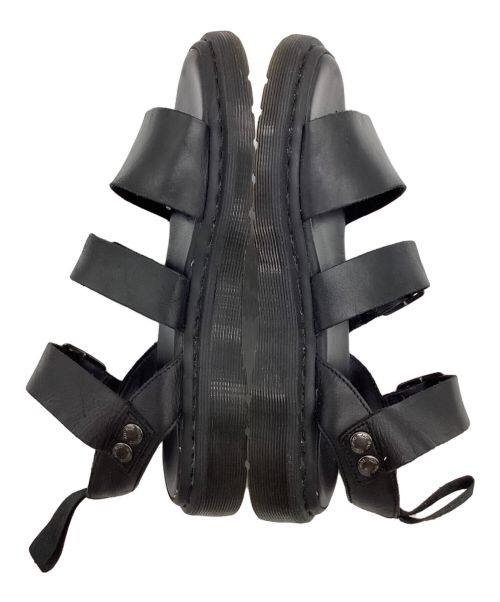 Dr.Martens（ドクターマーチン）Dr.Martens (ドクターマーチン) レザーサンダル ブラック サイズ:UK7の古着・服飾アイテム