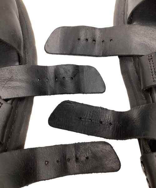 Dr.Martens（ドクターマーチン）Dr.Martens (ドクターマーチン) レザーサンダル ブラック サイズ:UK7の古着・服飾アイテム