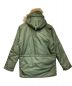 AVIREX (アヴィレックス) N-3B COMMERCIAL (FAKE FUR) （エヌ3ビー コマーシャル フェイクファー）フライトジャケット グリーン サイズ:L：8000円