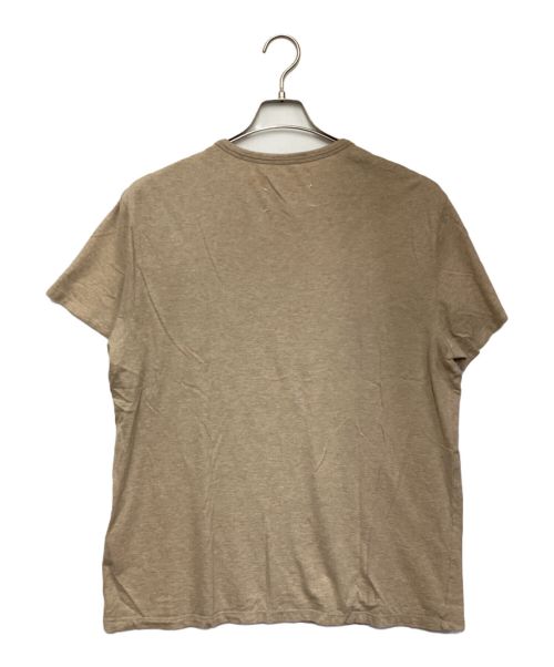 Maison Margiela（メゾンマルジェラ）Maison Margiela (メゾンマルジェラ) ディストーテッド ロゴTシャツ ベージュ サイズ:50の古着・服飾アイテム