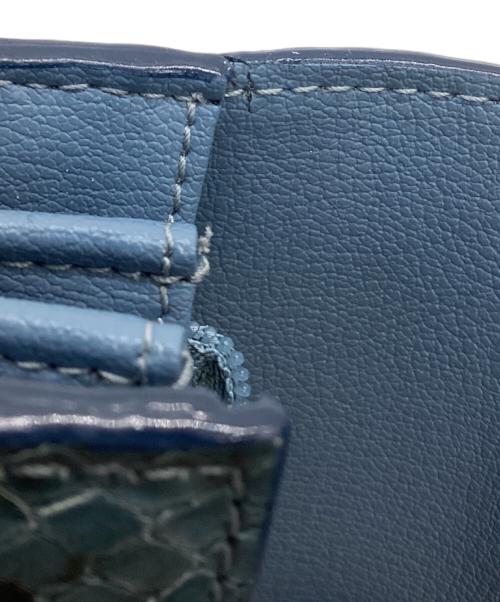 JIMMY CHOO（ジミーチュウ）JIMMY CHOO (ジミーチュウ) パイソン柄長財布 グリーンの古着・服飾アイテム