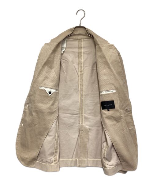 1piu1uguale3（ウノピュウノウグァーレトレ）1piu1uguale3 (ウノ ピゥ ウノ ウグァーレ トレ) コーデュロイセットアップ アイボリー サイズ:Ⅷの古着・服飾アイテム