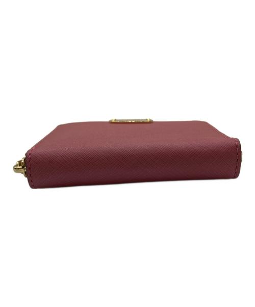 MICHAEL KORS（マイケルコース）MICHAEL KORS (マイケルコース) コンパクトウォレット ピンクの古着・服飾アイテム