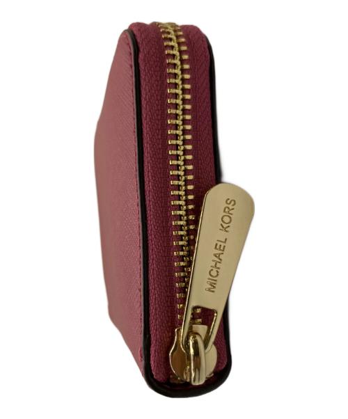 MICHAEL KORS（マイケルコース）MICHAEL KORS (マイケルコース) コンパクトウォレット ピンクの古着・服飾アイテム