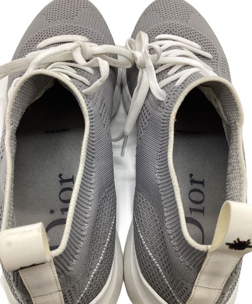 DIOR HOMME（ディオール オム）DIOR HOMME (ディオール オム) B21 ソックス スニーカー グレー×ホワイト サイズ:40の古着・服飾アイテム