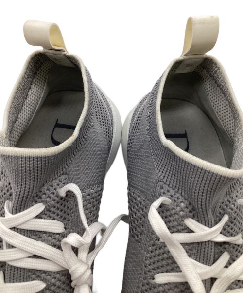 DIOR HOMME（ディオール オム）DIOR HOMME (ディオール オム) B21 ソックス スニーカー グレー×ホワイト サイズ:40の古着・服飾アイテム