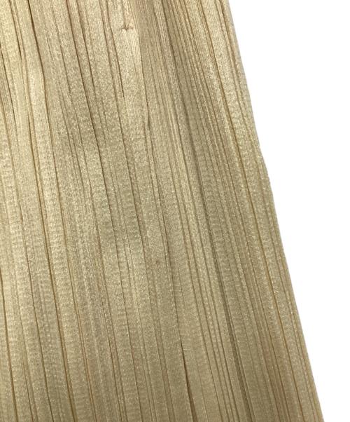 PLEATS PLEASE（プリーツプリーズ）PLEATS PLEASE (プリーツプリーズ) プリーツスカート ベージュ サイズ:3の古着・服飾アイテム