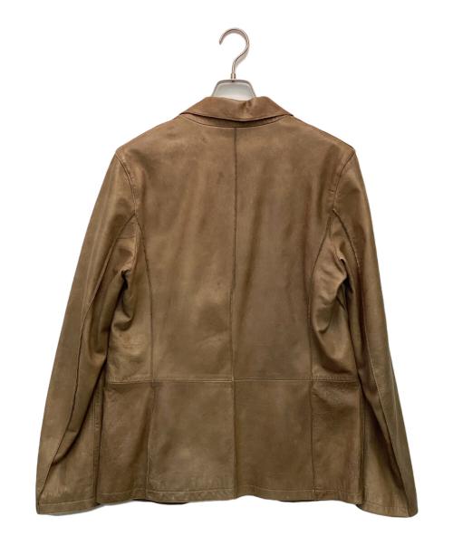 GARRETT（ギャレット）GARRETT (ギャレット) 2B レザージャケット ブラウン サイズ:50の古着・服飾アイテム