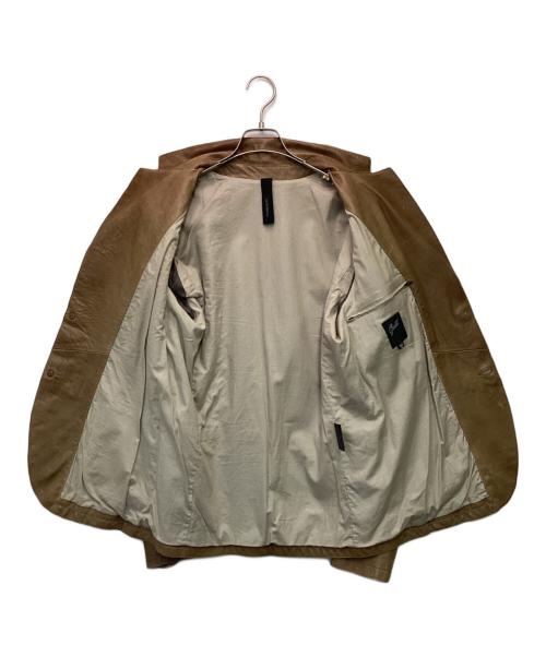 GARRETT（ギャレット）GARRETT (ギャレット) 2B レザージャケット ブラウン サイズ:50の古着・服飾アイテム