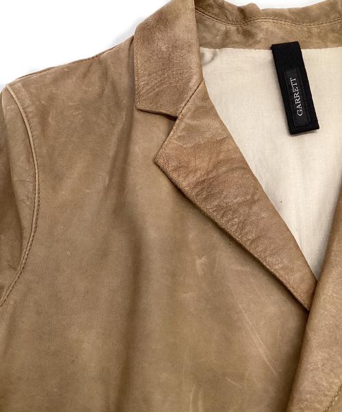 GARRETT（ギャレット）GARRETT (ギャレット) 2B レザージャケット ブラウン サイズ:50の古着・服飾アイテム