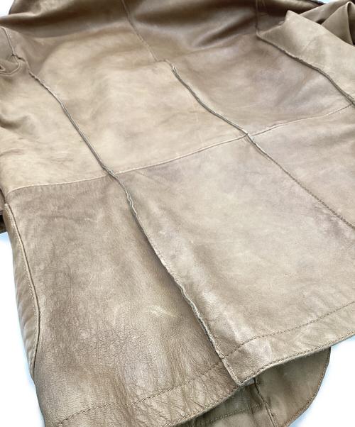 GARRETT（ギャレット）GARRETT (ギャレット) 2B レザージャケット ブラウン サイズ:50の古着・服飾アイテム
