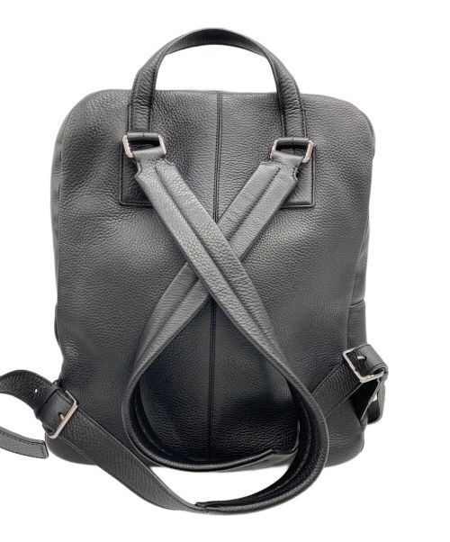 TOD'S（トッズ）TOD'S (トッズ) レザーリュック ブラックの古着・服飾アイテム