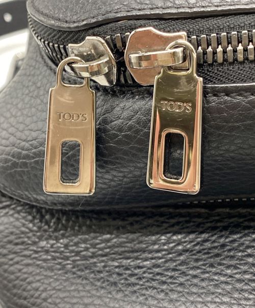 TOD'S（トッズ）TOD'S (トッズ) レザーリュック ブラックの古着・服飾アイテム