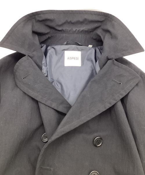 ASPESI（アスペジ）ASPESI (アスペジ) GONDOLA（ゴンドラ）ダブルブレストジャケット ブラック サイズ:Lの古着・服飾アイテム