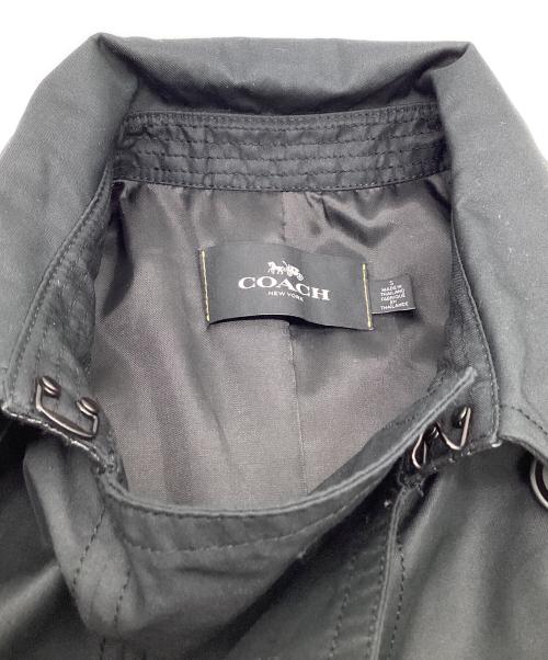 COACH（コーチ）COACH (コーチ) トレンチコート ブラック サイズ:S　175/96Aの古着・服飾アイテム