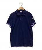 MONCLERモンクレール）の古着「MAGLIA POLO MANICA CORTA（マリア ポロ マニカ クルト）ポロシャツ」｜ブルー