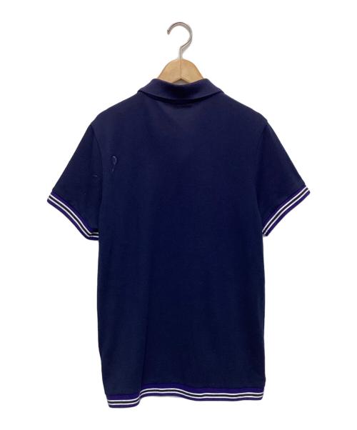 MONCLER（モンクレール）MONCLER (モンクレール) MAGLIA POLO MANICA CORTA（マリア ポロ マニカ クルト）ポロシャツ ブルー サイズ:Sの古着・服飾アイテム
