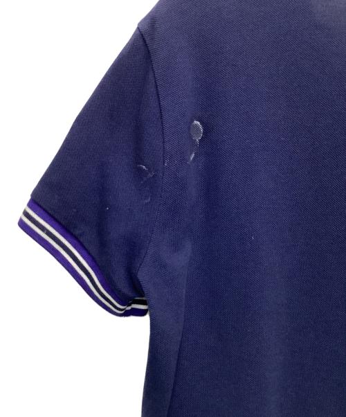MONCLER（モンクレール）MONCLER (モンクレール) MAGLIA POLO MANICA CORTA（マリア ポロ マニカ クルト）ポロシャツ ブルー サイズ:Sの古着・服飾アイテム