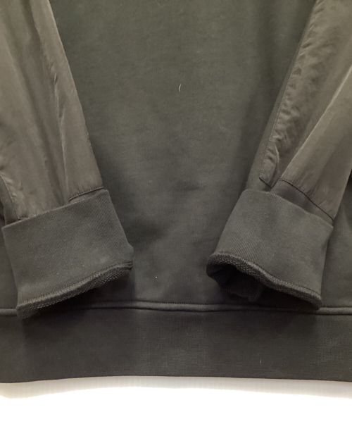 STONE ISLAND（ストーンアイランド）STONE ISLAND (ストーンアイランド) ナイロンフーディー スウェットシャツ ブラック サイズ:Mの古着・服飾アイテム