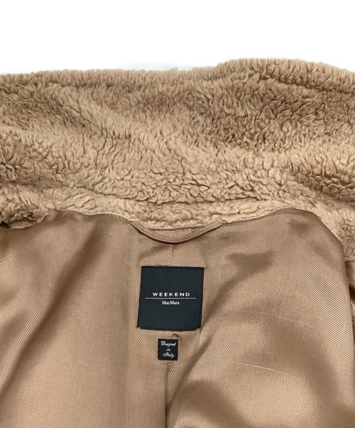 WEEKEND Max Mara（ウィークエンド マックスマーラ）WEEKEND Max Mara (ウィークエンド マックスマーラ) テディベア コート ブラウン サイズ:36の古着・服飾アイテム