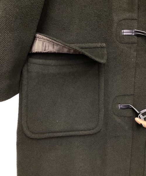 INVERTERE（インバーティア）INVERTERE (インバーティア) ヘリンボーン ダッフルコート グリーン サイズ:表記無の古着・服飾アイテム