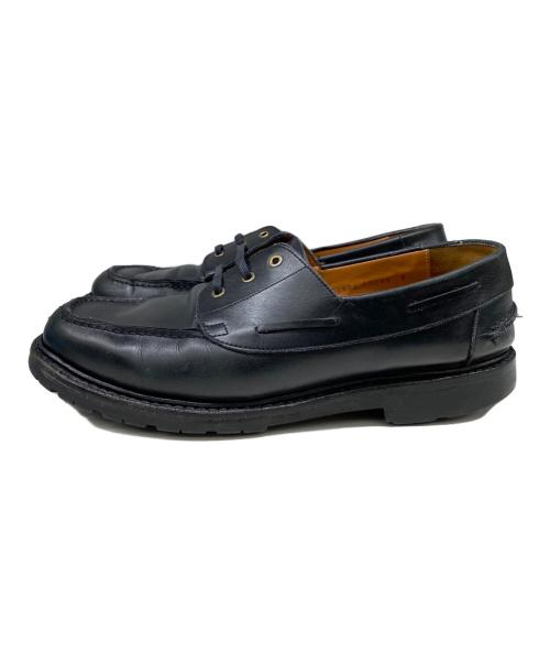 Jalan Sriwijaya（ジャランスリウァヤ）Jalan Sriwijaya (ジャランスリウァヤ) BLACK CALF ローファー ブラック サイズ:8の古着・服飾アイテム