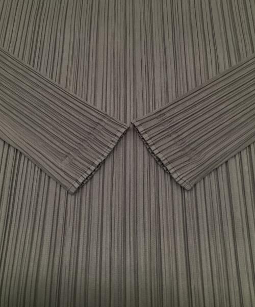 PLEATS PLEASE（プリーツプリーズ）PLEATS PLEASE (プリーツプリーズ) カットソー ブラウン サイズ:3の古着・服飾アイテム