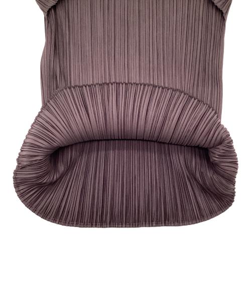 PLEATS PLEASE（プリーツプリーズ）PLEATS PLEASE (プリーツプリーズ) カットソー ブラウン サイズ:3の古着・服飾アイテム