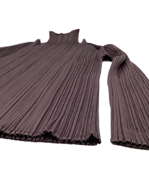 PLEATS PLEASE（プリーツプリーズ）PLEATS PLEASE (プリーツプリーズ) カットソー ブラウン サイズ:3の古着・服飾アイテム