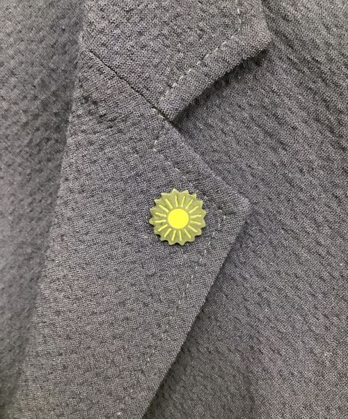 giannetto（ジャンネット）giannetto (ジャンネット) CHERIE（シェリー）2B テーラードジャケット ネイビー サイズ:42の古着・服飾アイテム