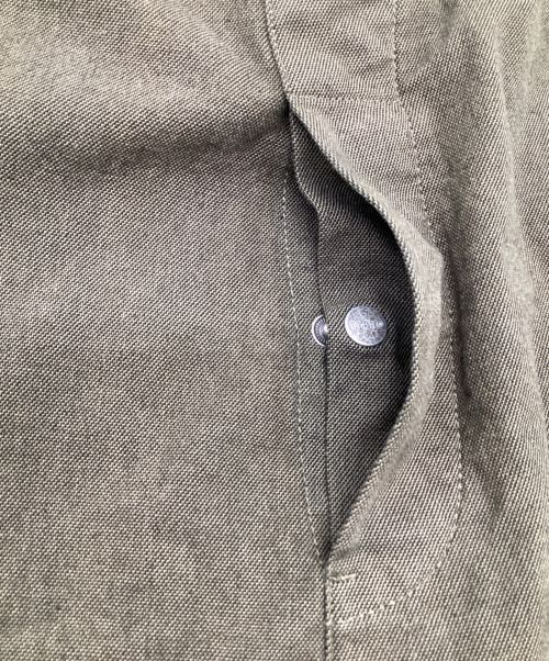 NIGEL CABOURN（ナイジェルケーボン）NIGEL CABOURN (ナイジェルケーボン) LYBRO DUNGAREE CO BR TW（リブロ ダンガリー コットン ブロークン ツイル）オーバーオール グリーン サイズ:46の古着・服飾アイテム