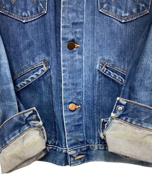Wrangler（ラングラー）Wrangler (ラングラー) デニムジャケット インディゴ サイズ:不明（タグ欠損）の古着・服飾アイテム