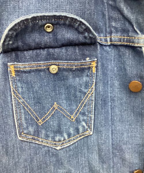 Wrangler（ラングラー）Wrangler (ラングラー) デニムジャケット インディゴ サイズ:不明（タグ欠損）の古着・服飾アイテム