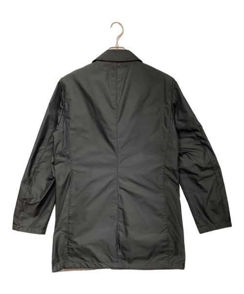 MOORER（ムーレー）MOORER (ムーレー) MURAY-KM ポリエステル ナイロン リバーシブル ステンカラーコート ネイビー サイズ:46の古着・服飾アイテム