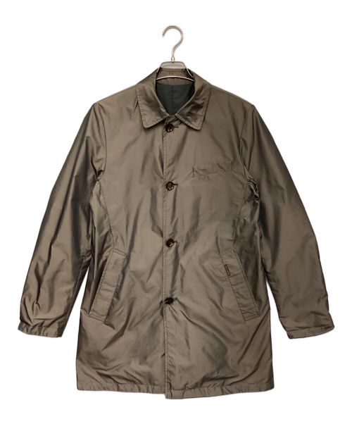 MOORER（ムーレー）MOORER (ムーレー) MURAY-KM ポリエステル ナイロン リバーシブル ステンカラーコート ネイビー サイズ:46の古着・服飾アイテム