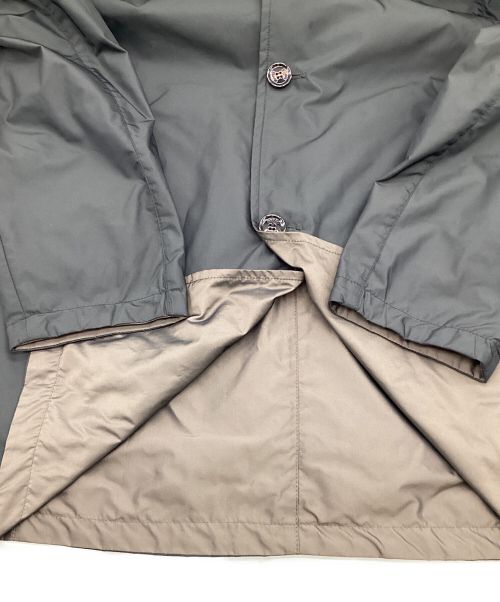 MOORER（ムーレー）MOORER (ムーレー) MURAY-KM ポリエステル ナイロン リバーシブル ステンカラーコート ネイビー サイズ:46の古着・服飾アイテム